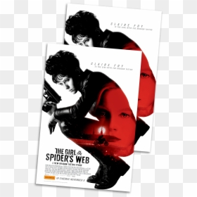 Girl In The Spider's Web 4k, HD Png Download - spider web tattoo png