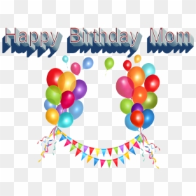 Balloon Birthday Decoration Png, Transparent Png - decorations png