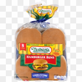 Nathan's Hamburger Buns, HD Png Download - hamburger bun png