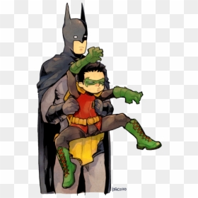 Batman And Robin Pose, HD Png Download - damian wayne png
