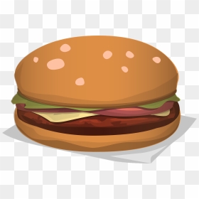 Hamburger Hot Dog Clipart, HD Png Download - hamburger bun png