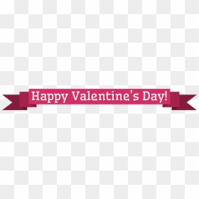 Happy Valentines Day Banner Clipart, HD Png Download - happy valentine day png
