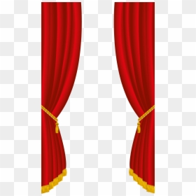 Transparent Theatre Curtain Png, Png Download - window curtains png