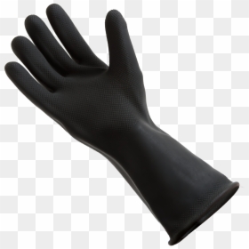Black Glove Png, Transparent Png - rubber gloves png