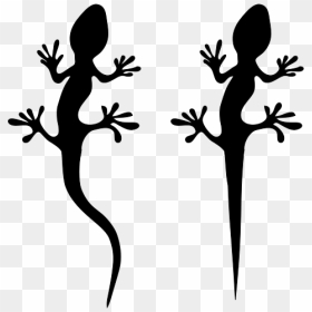 Clipart Black And White Lizards, HD Png Download - lizard tongue png
