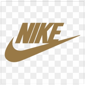 Gold Nike Swoosh Logo, HD Png Download - white nike swoosh png