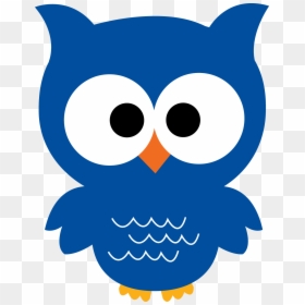 Dark Blue Owl Clipart, HD Png Download - pink owl png