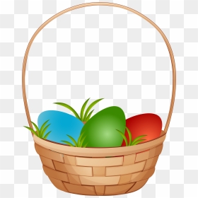 Easter, HD Png Download - easter egg basket png