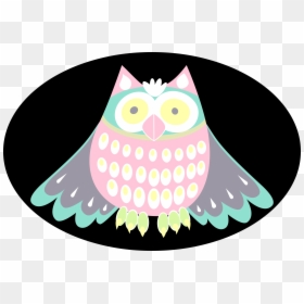 اشكال بومه كيوت, HD Png Download - pink owl png