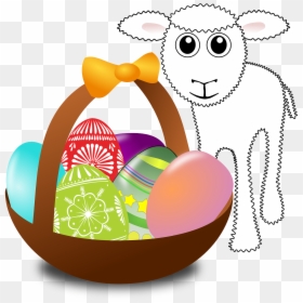 Easter Egg Clip Art, HD Png Download - easter egg basket png