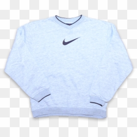 Sweater, HD Png Download - white nike swoosh png