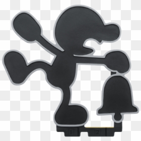 Amiibo Super Smash Bros, HD Png Download - mr game and watch png
