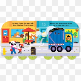 Cartoon, HD Png Download - garbage truck png