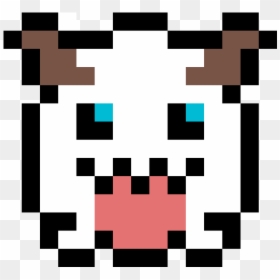 Emoji Pixel Art Minecraft, HD Png Download - poro png