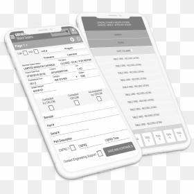 Mobile Phone, HD Png Download - iphone wireframe png