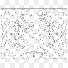Shuckle Pokemon - Pokemon Mandala Coloring Pages, HD Png Download - heracross png