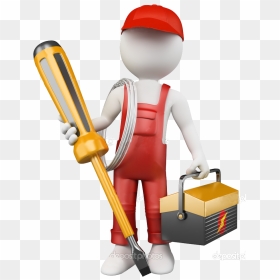 3d Man Electrician - Electrician Icon, HD Png Download - electrician png