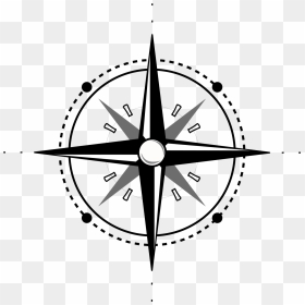Compass On A Map Png, Transparent Png - compass .png