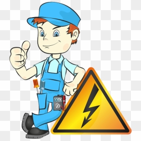 The Electric Man A - Electrical Safety Clip Art, HD Png Download - electrician png
