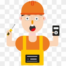 วงจร ไฟฟ้า การ์ตูน Png, Transparent Png - electrician png