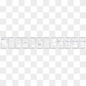 Iphone Wireframe Png, Transparent Png - iphone wireframe png