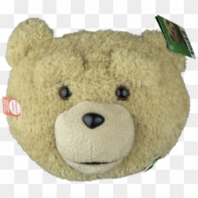 Ted Head Pillow With Sounds - Teddy Bear Head Transparent, HD Png Download - ted png