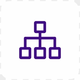 Embed Bahviours - Transparent Org Chart Icon, HD Png Download - square icon png