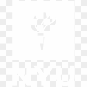 Nyu - Johns Hopkins Logo White, HD Png Download - nyu png