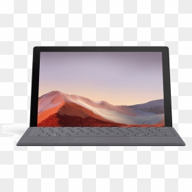 Microsoft Surface Pro 7 Front - Black Surface Pro 7, HD Png Download - microsoft surface png