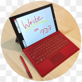 Write On Pdf - Write On Surface Pro, HD Png Download - microsoft surface png