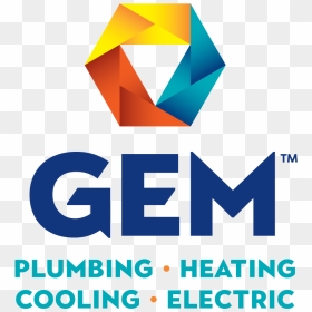 Gem Plumbing & Heating Logo - Graphic Design, HD Png Download - electrician png