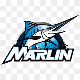 Blue Marlin Fish Logo, HD Png Download - marlin png