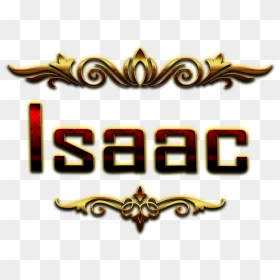 Isaac Decorative Name Png - Amit Name, Transparent Png - isaac png