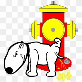 Dog Peeing On A Fire Hydrant, HD Png Download - pee png