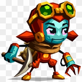 Steamworld Dig 2 Dorothy With Pickaxe - Steamworld Dig 2 Characters, HD Png Download - dorothy png