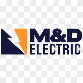 M D Electric Logo Sqre 01 - Industrial Electric Logo Png, Transparent Png - electrician png