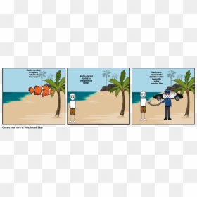 Sea Turtle Natural Selection Comic, HD Png Download - marlin png
