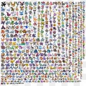 Pokémon Sprite Generator , Png Download - Sprite Sheet All Pokemon Sprites, Transparent Png - pokemon png sprites