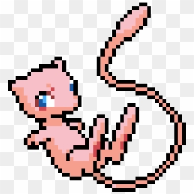 Transparent Sprites Mew - Mew Pixel Art, HD Png Download - pokemon png sprites