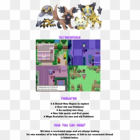 Part2 - Pokemon Calcite, HD Png Download - pokemon png sprites