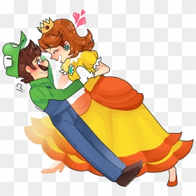 Luigi X Princess Daisy, HD Png Download - king harkinian png