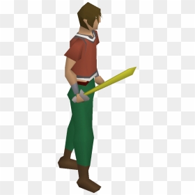 Starter Sword, One Of The Best Scimitars In Old School - Runescape Starter Character, HD Png Download - scimitar png