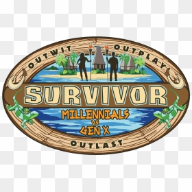 Stay Safe, Everyone - Survivor Millennials Vs Gen X Logo, HD Png Download - millennial png