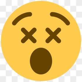 Dizzy Face Emoji Clipart , Png Download - Dizzy Face Emoji, Transparent Png - dizzy png