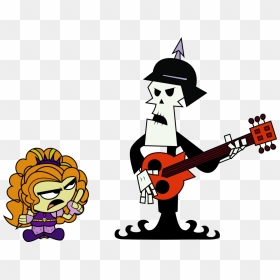 Adagio Dazzle, Artist - Grim Adventures Of Billy And Mandy Fighting, HD Png Download - billy and mandy png