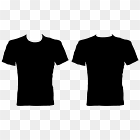Thumb Image - Plain Black T Shirt Layout, HD Png Download - camiseta png