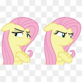 Collection Of Free Fluttershy Vector Peeved - Cartoon, HD Png Download - pee png
