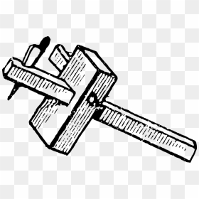 Drawing Of A Marking Gauge, HD Png Download - carpenter png