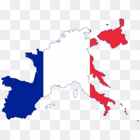 1st French Empire First French Empire, European History, - First French Empire Flag Map, HD Png Download - france map png
