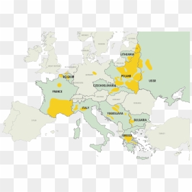 Transparent Greece Map Png - Silent Map Of Europe, Png Download - france map png